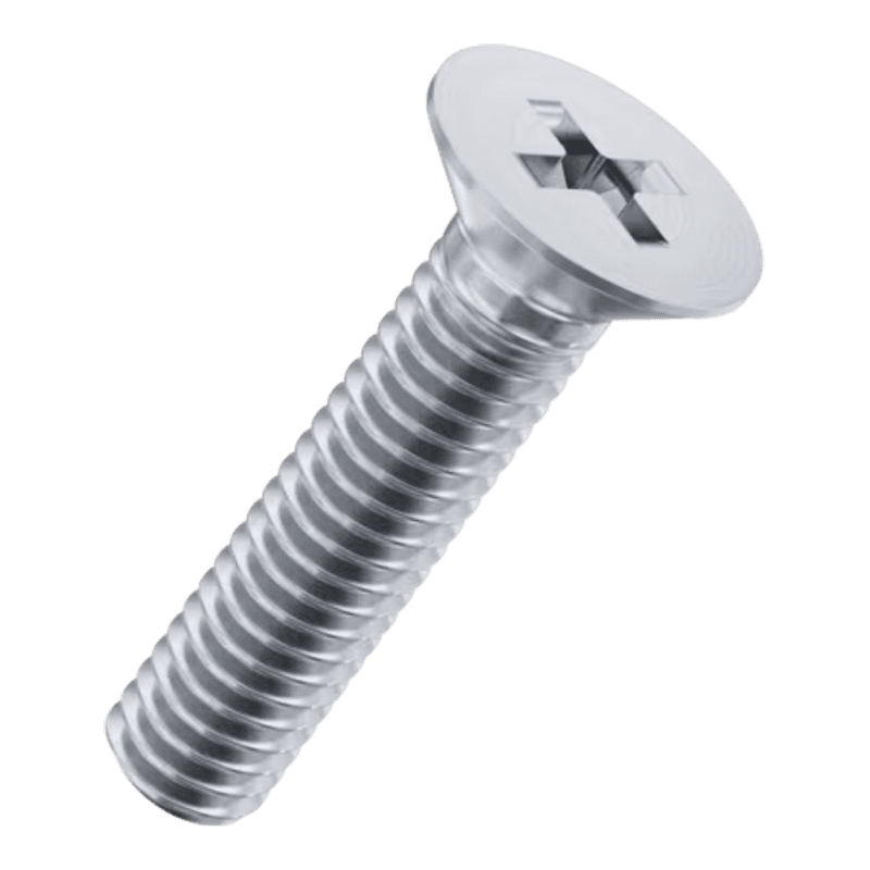 בורג מכונה ראש שטוח פיליפס